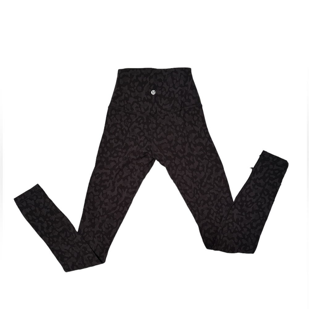Lululemon leopard print leggings full length